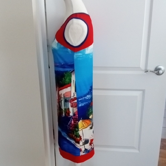 Joseph Ribkoff Scenic Print Midi Dress - FREE SHIPPING - Picture 7 of 9